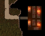 A hunter built inside a mountain.