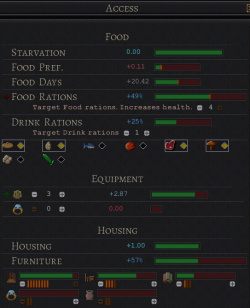A screenshot of the Access GUI.