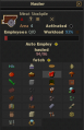 Hauler GUI, with meat selected.