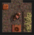 An apartment with Human residents.