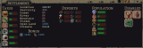 When choosing where to place your settlement in a new game, this information of a settlement will appear when mouse-hovering over areas on the world screen.